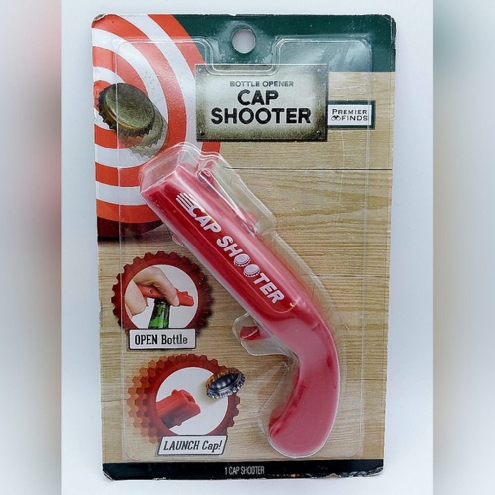 Fun NIB Bottle Opener and Cap‎ Shooter